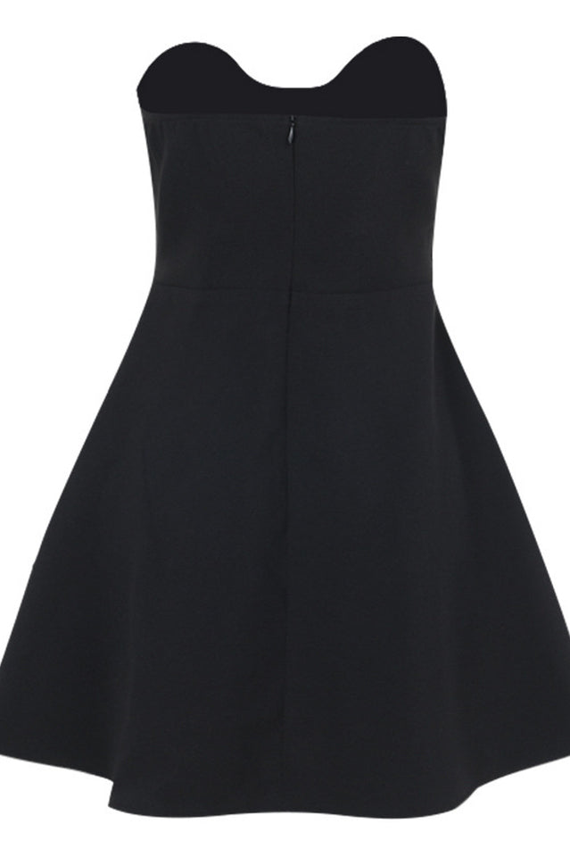 Holly Strapless Skirt with Bow Detail