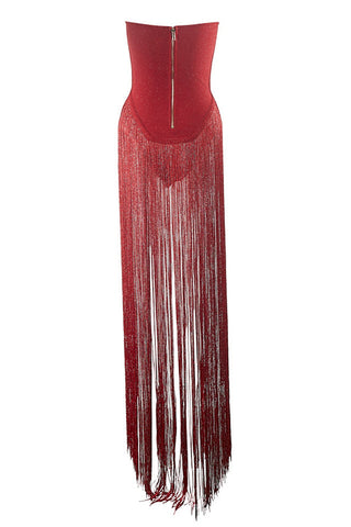 Oakley White Fringe Sexy Dress