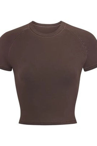 New Vintage Cropped Raglan T-Shirt