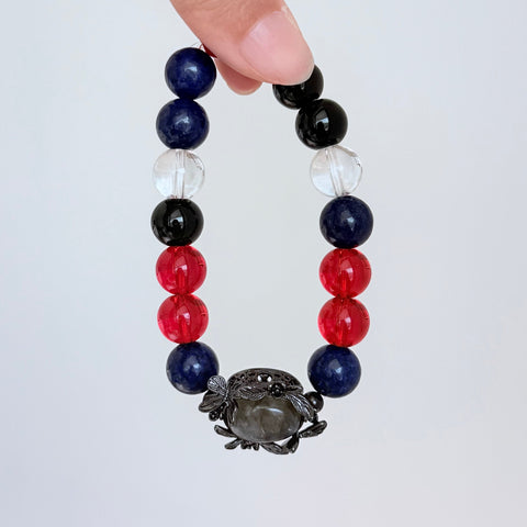 Labradorite Beetle Protection Bracelet