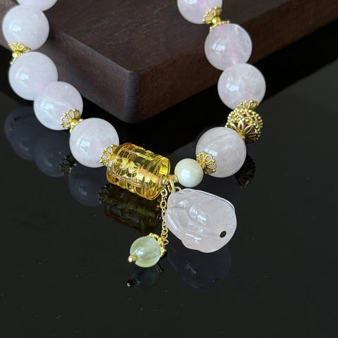 Rose Quartz Love Healing Bracelet