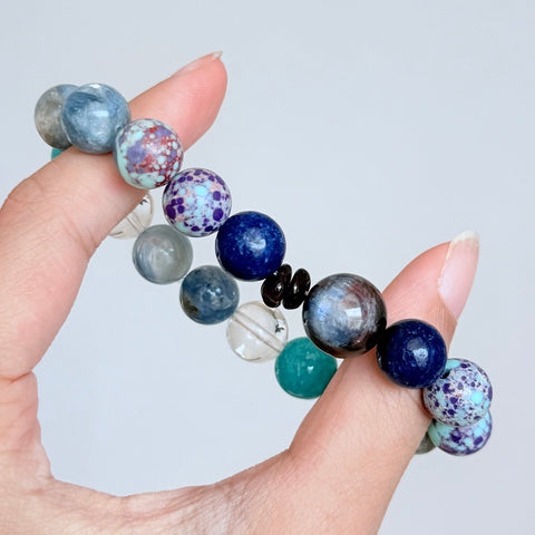 Ocean Blue Gemstone Bracelet