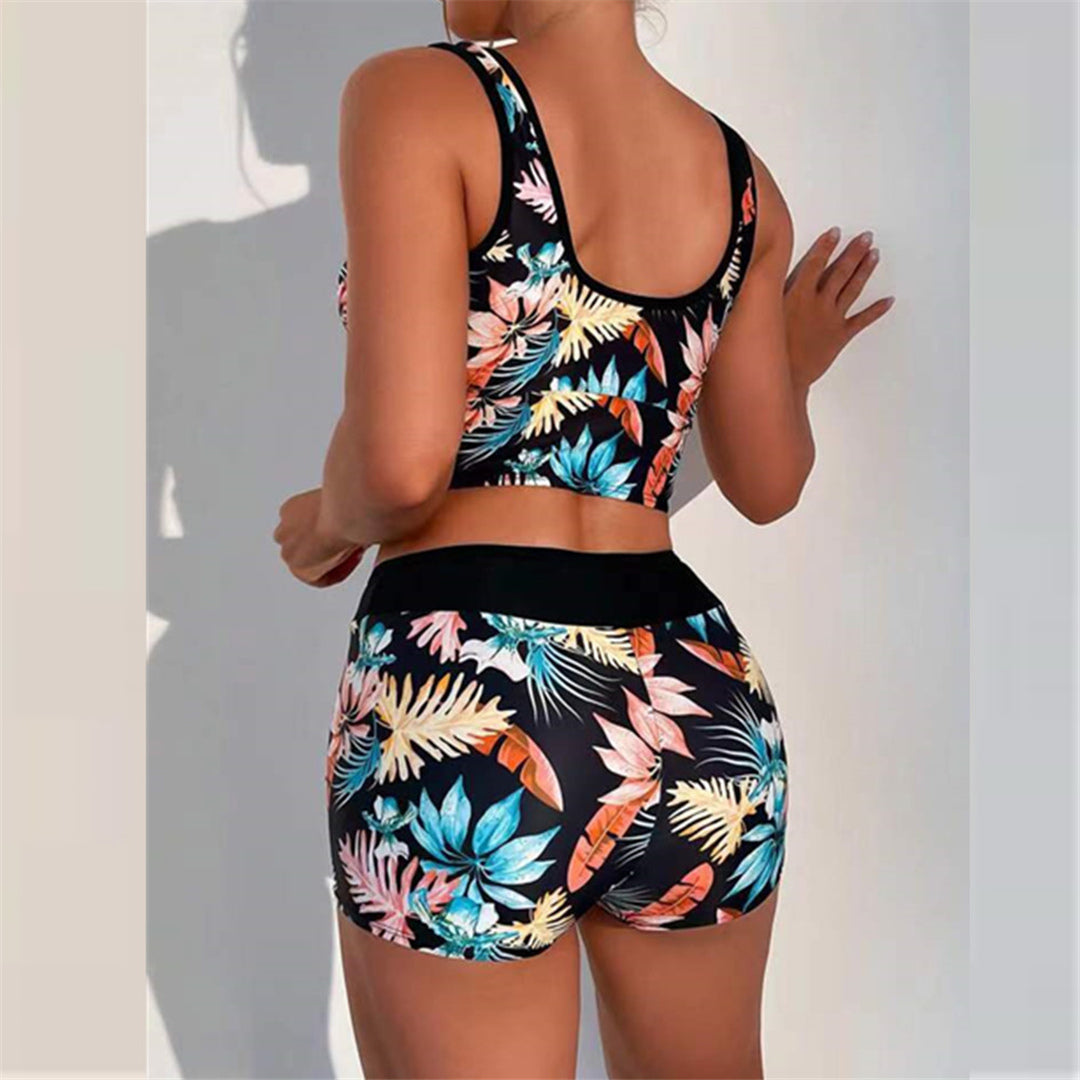 Andrea Flowers Floral Shorts Bikini