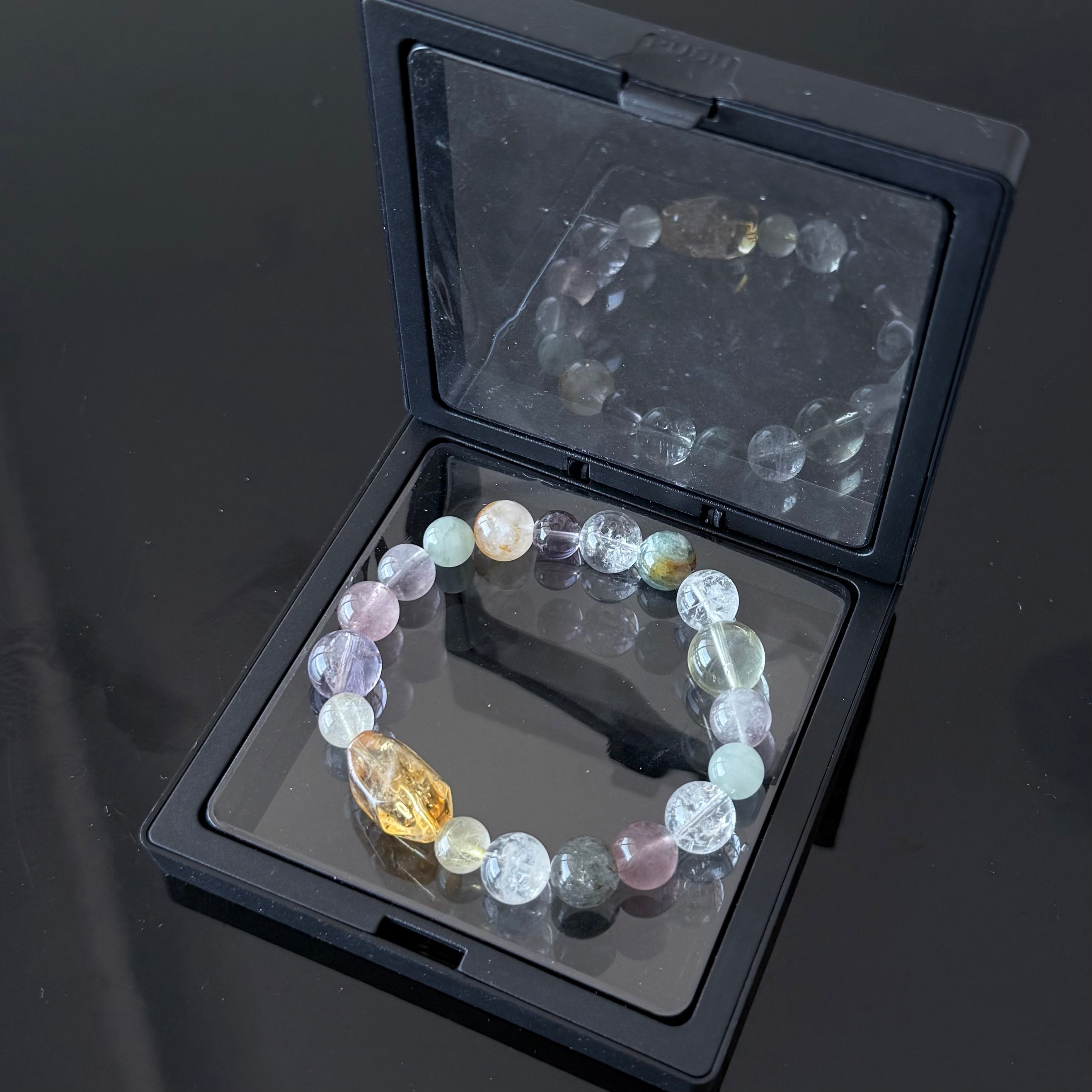 Natural Citrine Raw Crystal Bracelet