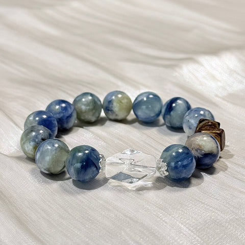 Kyanite & Clear Quartz Bracelet
