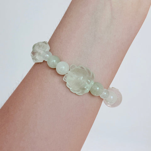 Aquamarine, Amethyst & Moonstone Bracelet