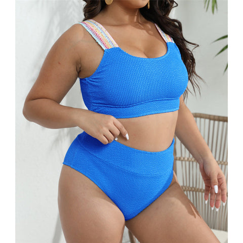 Sylvia Wrinkled Bikini Plus Size Bikini