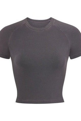New Vintage Cropped Raglan T-Shirt