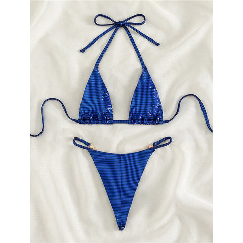 Susan Diamond Mini Thong Halter Bikini