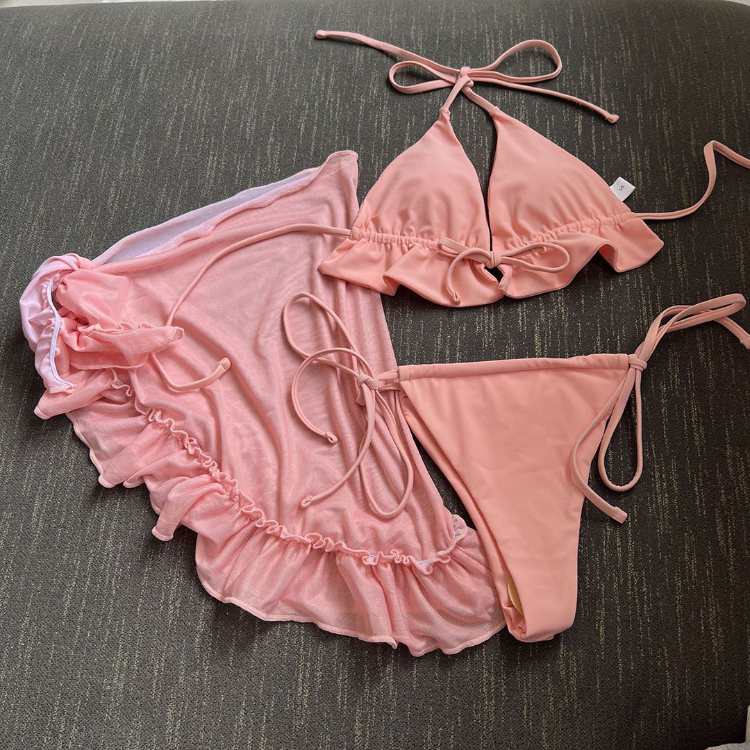 Irma Halter Ruffled Bikini