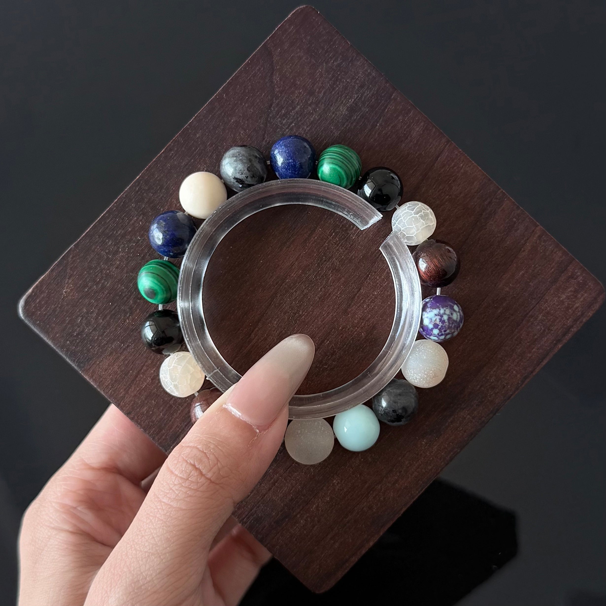 Multicolor Natural Gemstone Bracelet