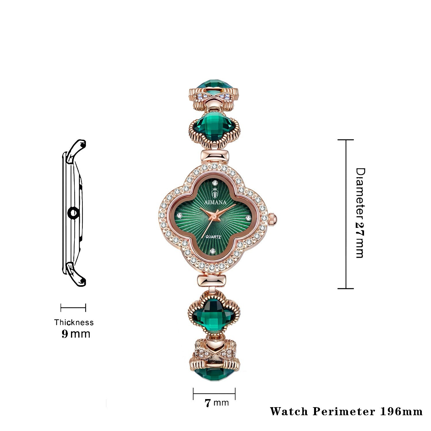 Four-Leaf CloverBbracelet Watch