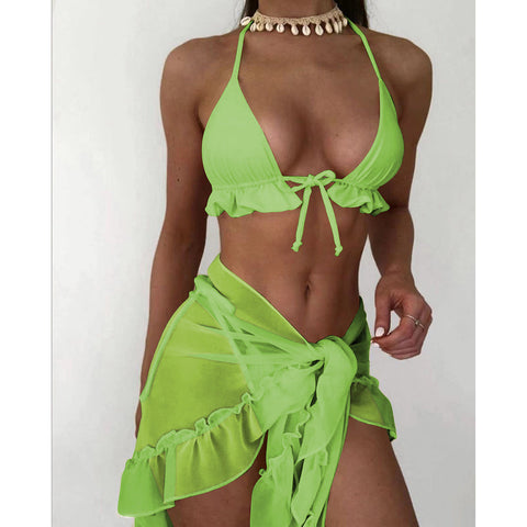 Irma Halter Ruffled Bikini