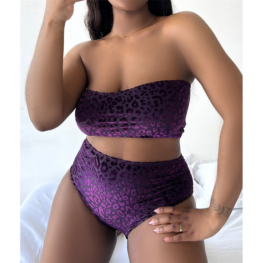 Tammy Plus Size Leopard Bikini