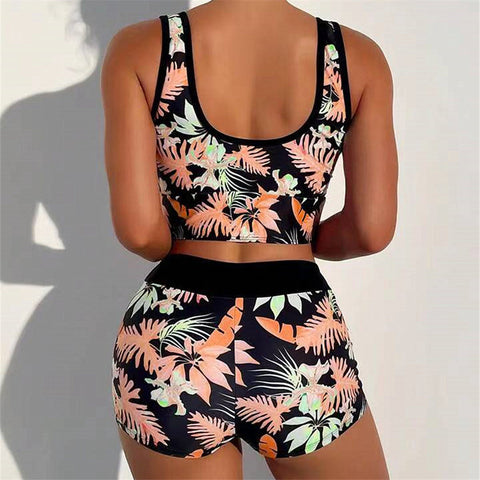 Andrea Flowers Floral Shorts Bikini