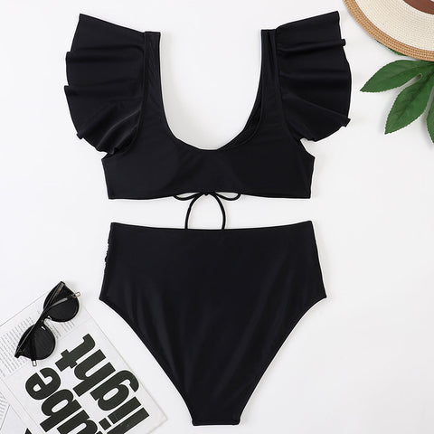 Nagia Ruffle Trim Swimsuit