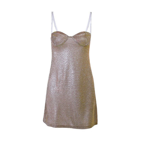 Honey Mini Dress in Diamond Sand