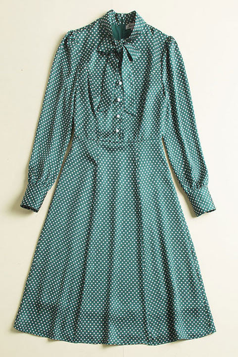 Kate Middleton Green Polka Dot Dress