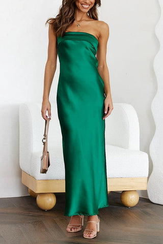 Run To The Top Strapless Maxi Dress