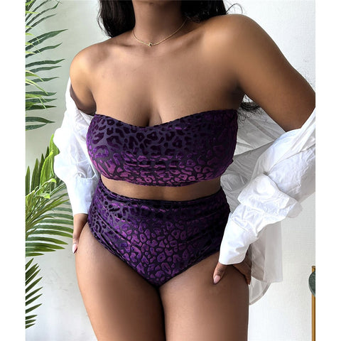 Tammy Plus Size Leopard Bikini