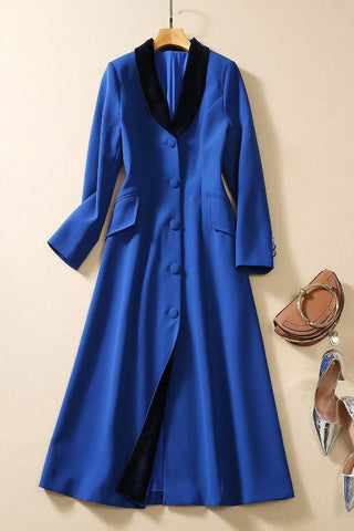 Midi Royal Blue Dress Inspired By Kate Middleton