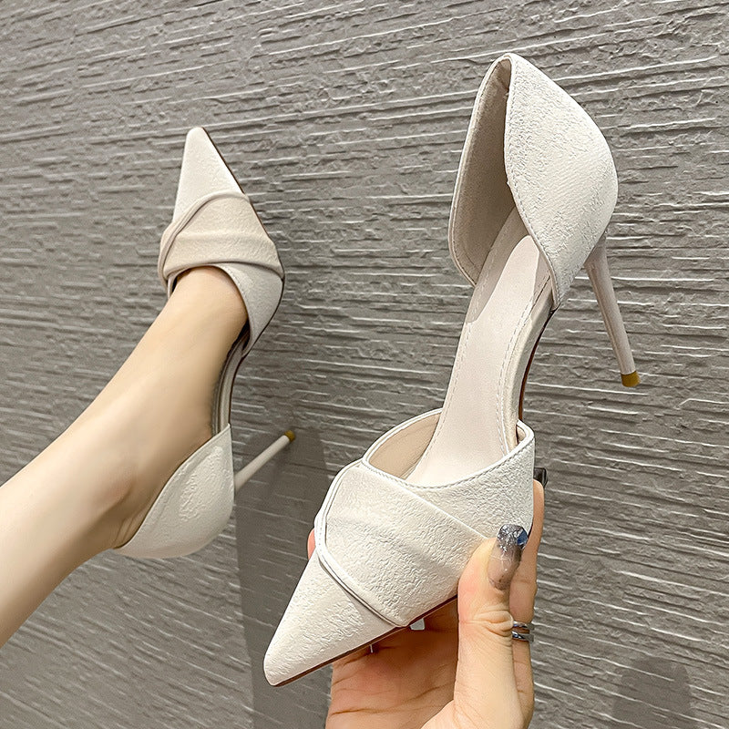 Women's Joker Stiletto Summer Solid Color Heels