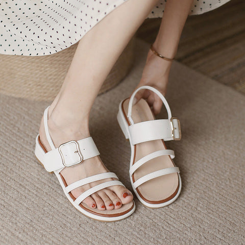 Women's Chunky For Outer Wear Comfortable Summer Strap Sandals