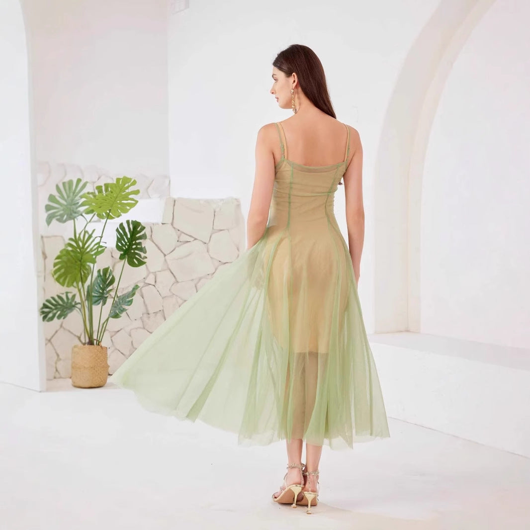 Swing Skirt Holiday Party Dress