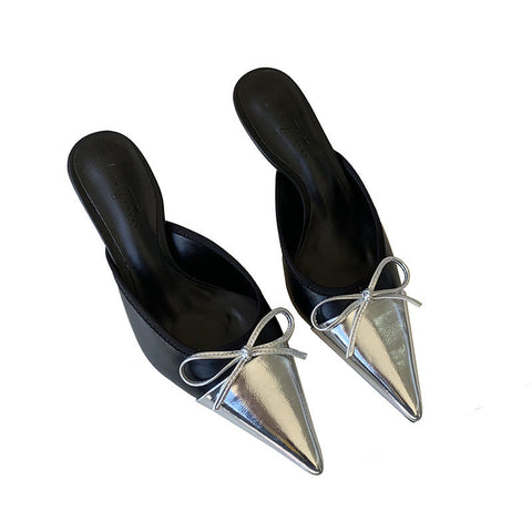 Sier Shallow Mouth Hollow High Toe Heels