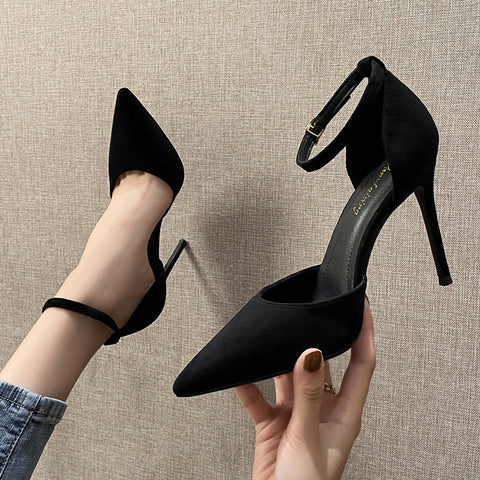 Women's Summer High Stiletto Pointed Toe Shallow Mouth Heels