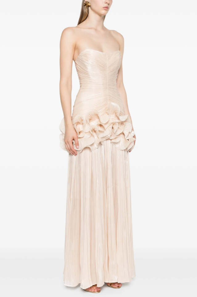 Ana Radu Ruffle-Detail Dress