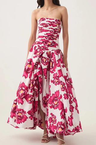 Violette Bubble Hem Maxi Dress