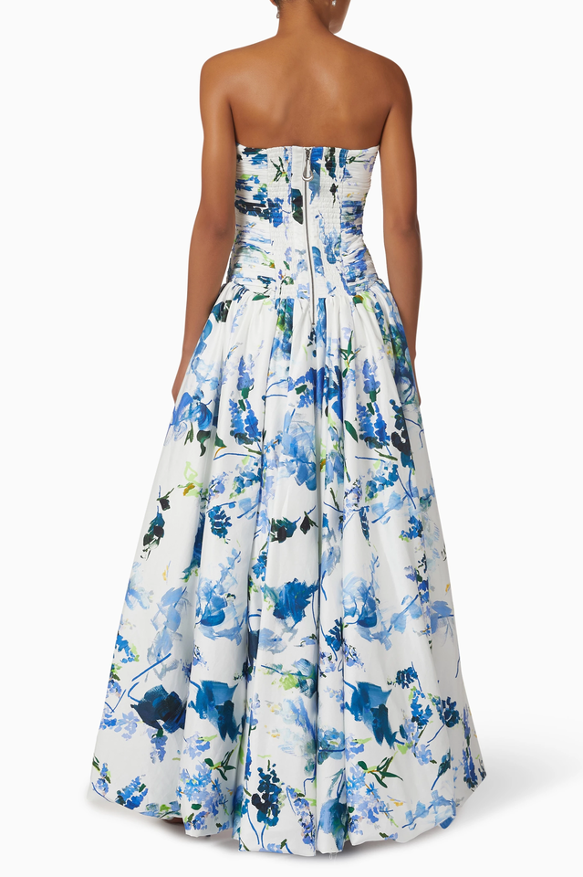 Violette Bubble Hem Maxi Dress