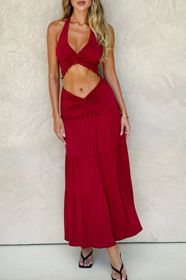 KATYA Maxi Skirt Set
