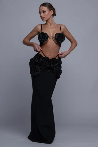 Irma Flower Bandage Skirt Set