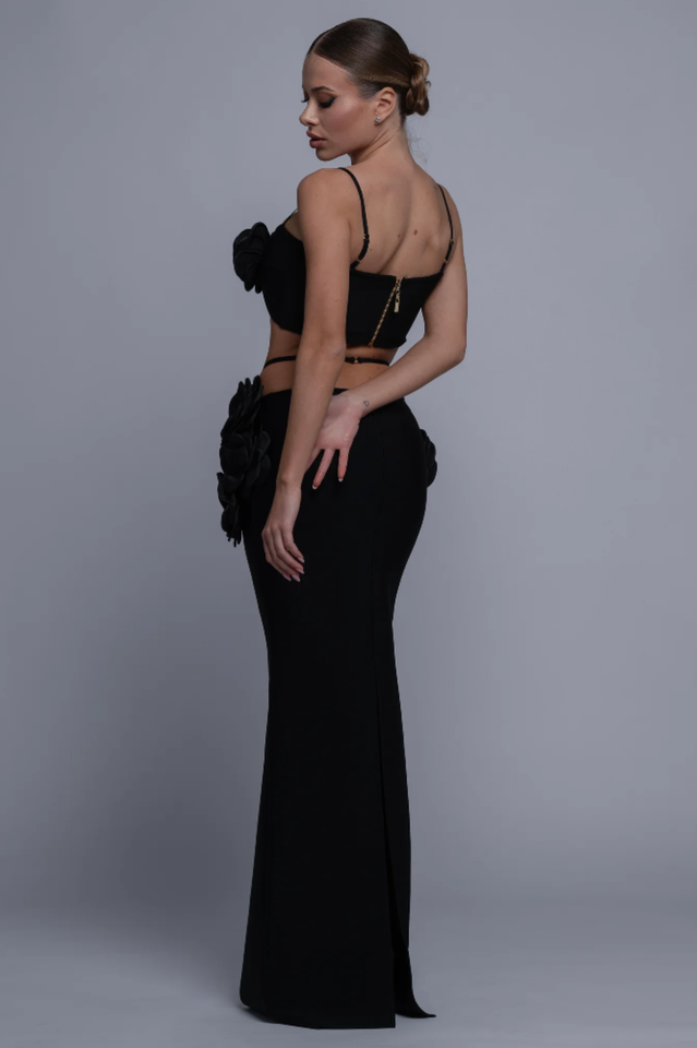 Irma Flower Bandage Skirt Set