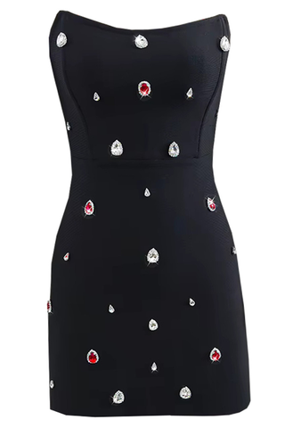 Strapless Sequined Bandage Mini Dress