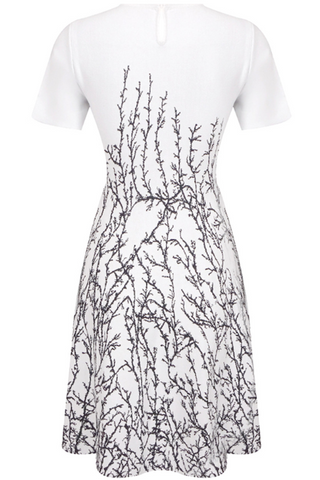 Short Sleeve A Line Dress