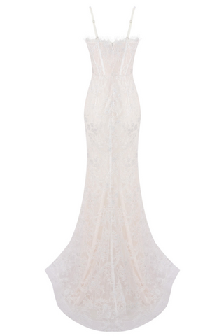 Lace Corset Maxi Dress
