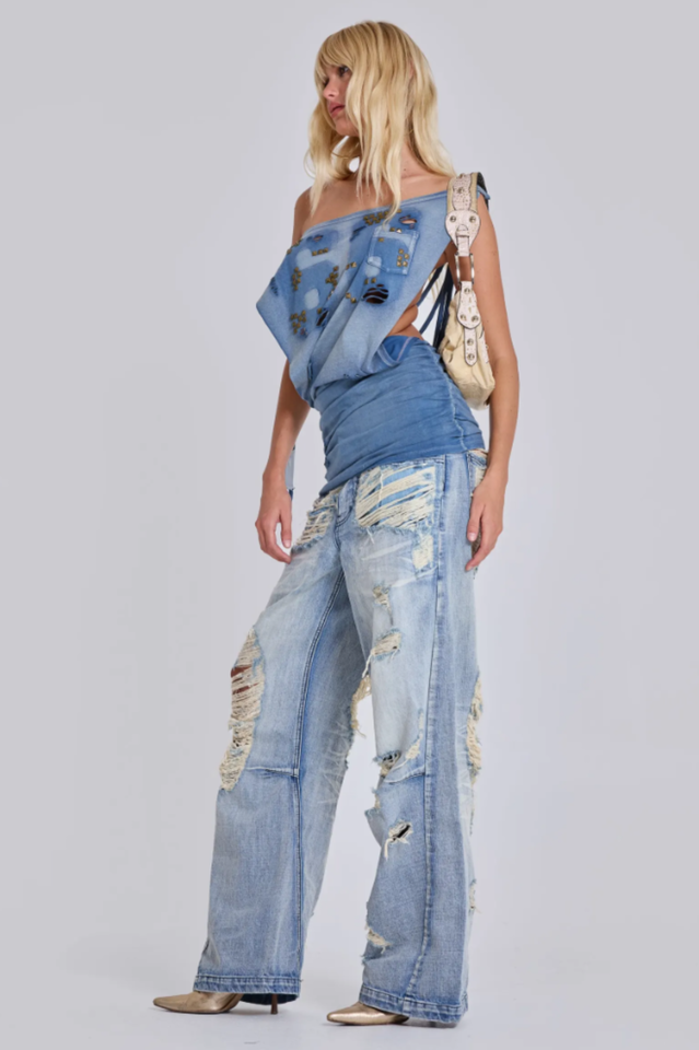 route 66 studded backless dress Jaded London Route 66 Studded Backless Mini Dress