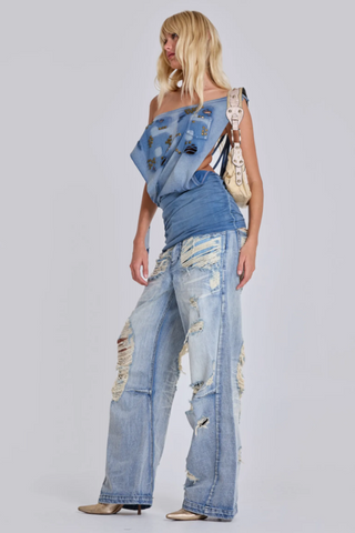 Route 66 Studded Backless Dress