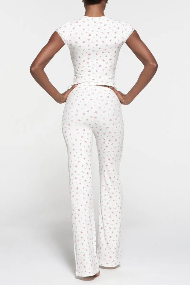 Soft Lounge Lace Pants Set