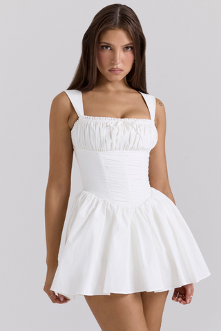 Ophelia Ribbon Print Dress