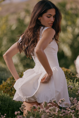 Ophelia Ribbon Print Dress