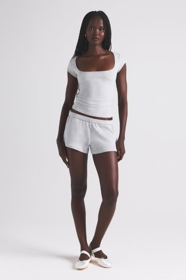 SKIMS Cotton Jersey Scoop Neck T-Shirt