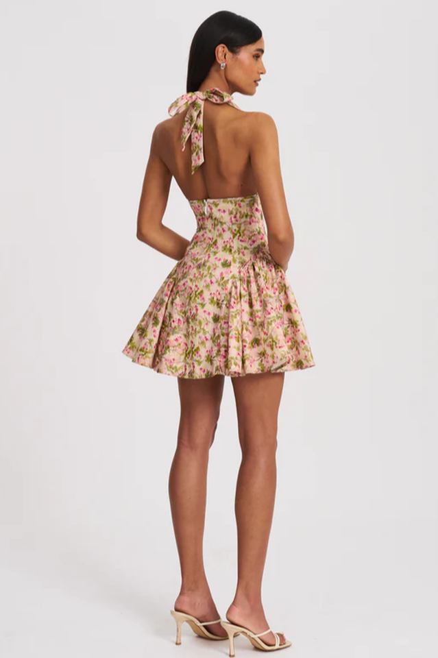 Mackenzie Floral Print Mini Dress