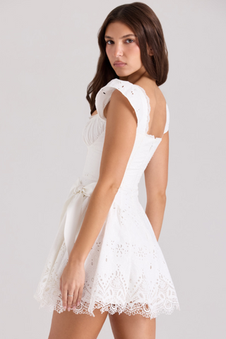 Giglio Broderie Anglais Mini Dress