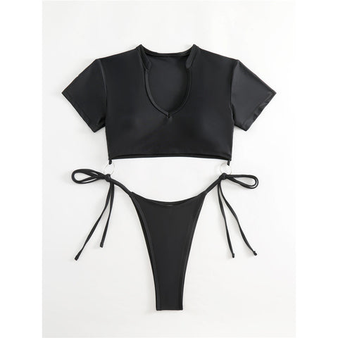 Micro Expreme Nancy Extreme Micro Thong Short Sleeve Bikini – ARSAO