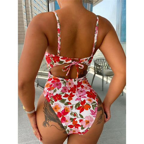 Veronica Floral Printed Underwired Monokini