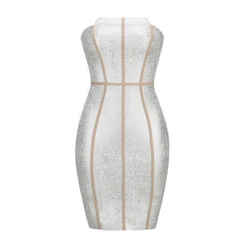 Crystal Martini Bandage Mini Dress